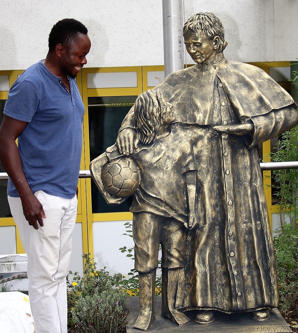 Neue Don Bosco-Skulptur